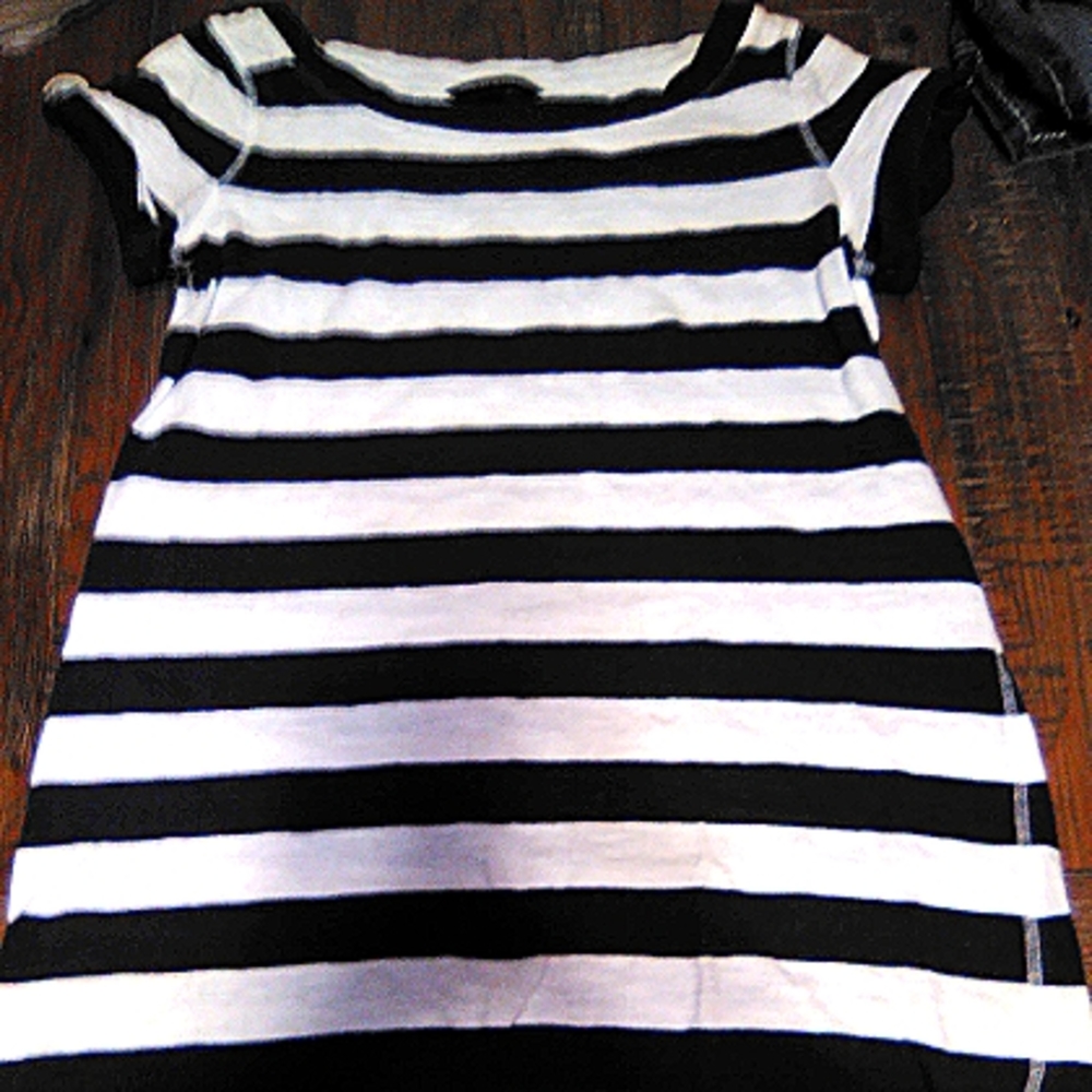 Banana Republic - Blue and White stripe short dress, summer